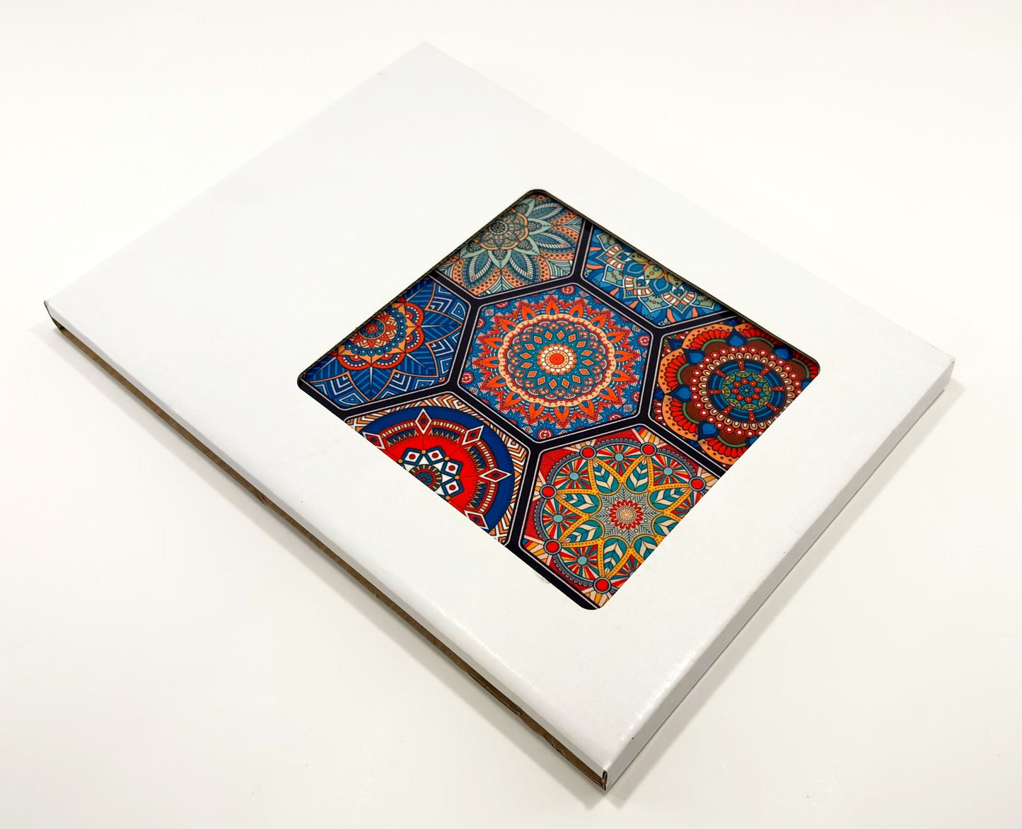 Platou "Boho Vibes" cu Model Hexagonal