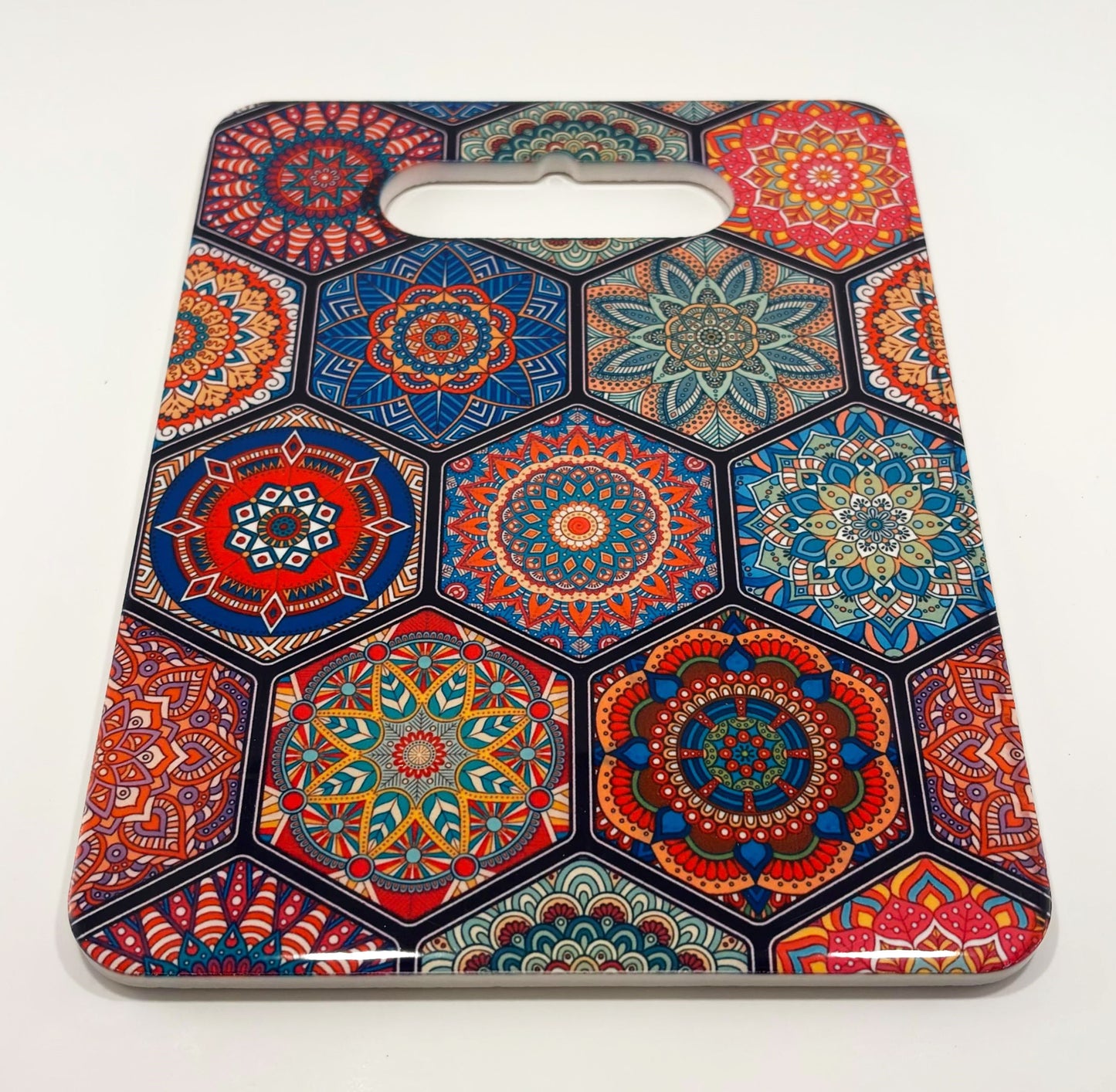 Platou "Boho Vibes" cu Model Hexagonal