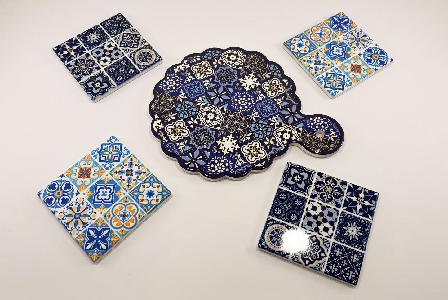 Set Servire Ceramic 5 Piese "Mediterranean Mosaic"